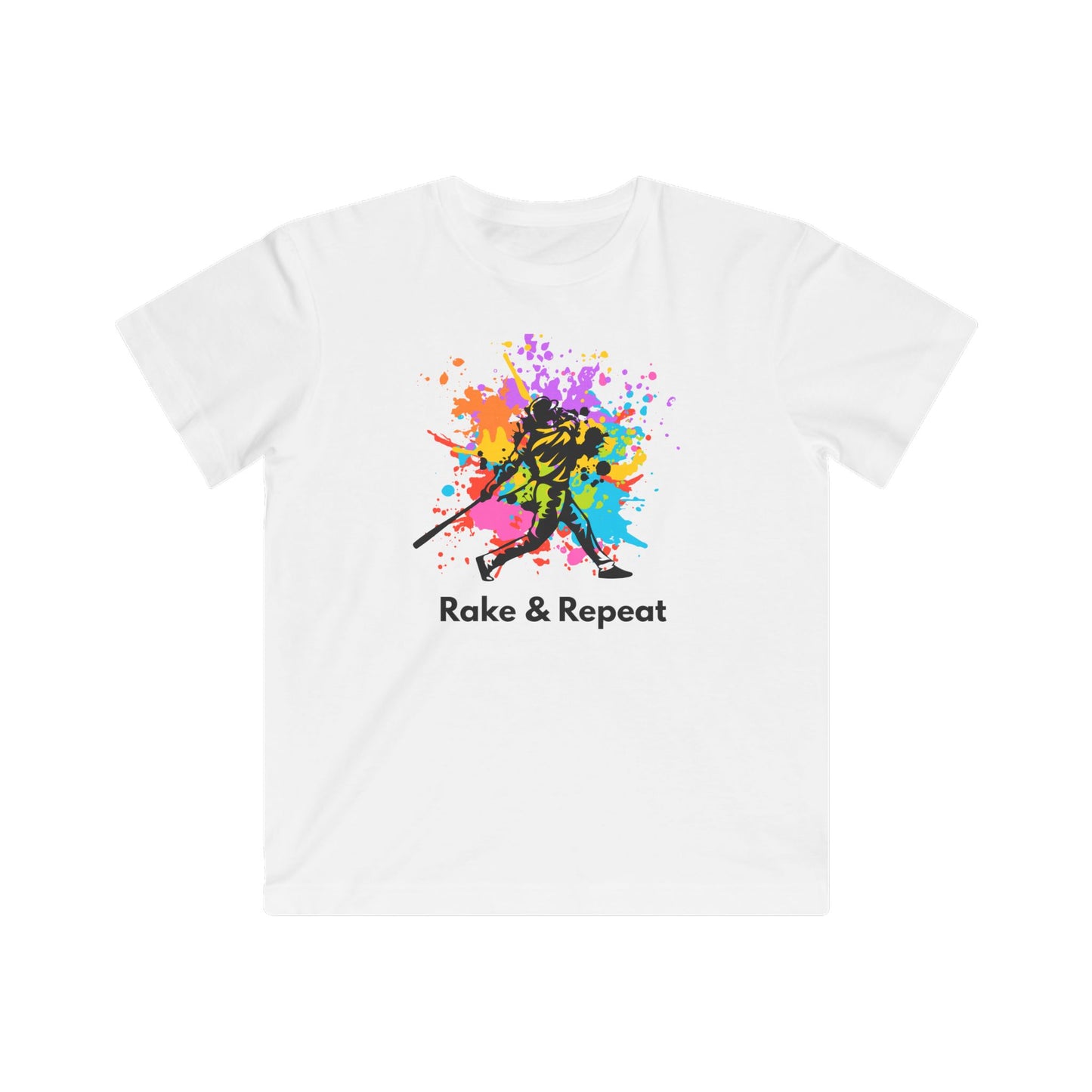 Kids Baseball Splatter Tee