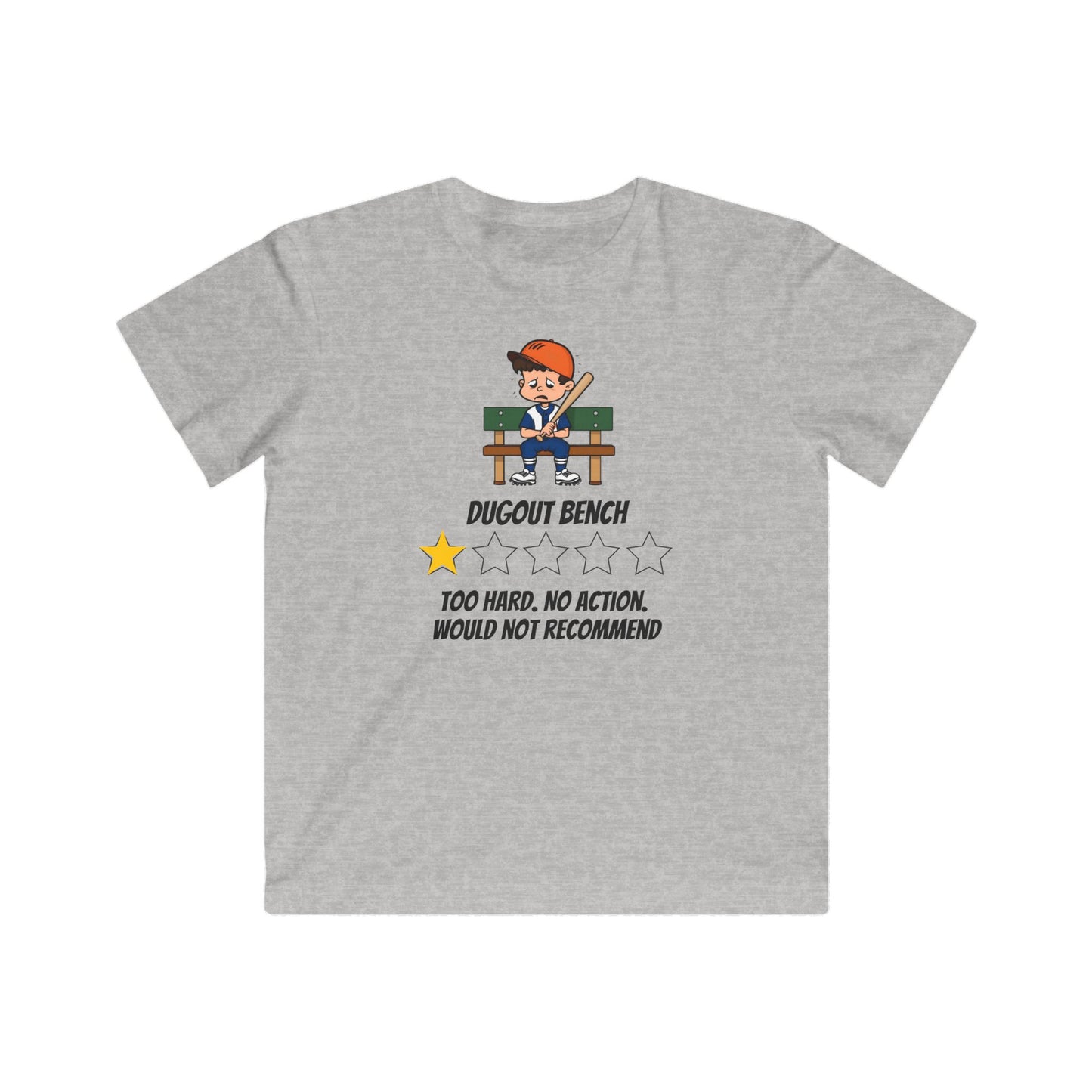 Kids Baseball Tee - Dugout Bench Review