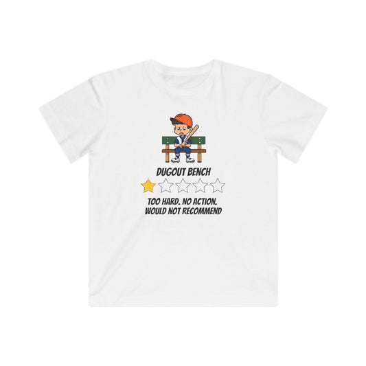 Kids Baseball Tee - Dugout Bench Review